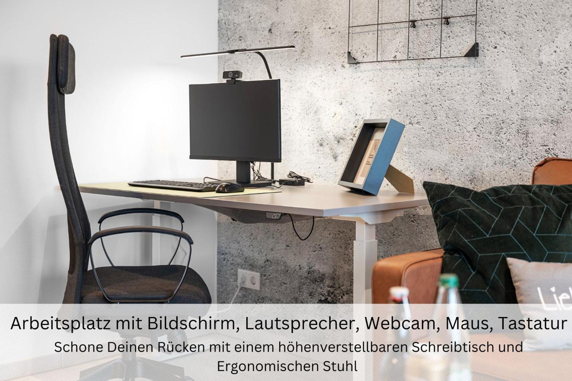 Appartamento Urban Jungle Industrial Parkplatz Balkon Business Dreieich Esterno foto